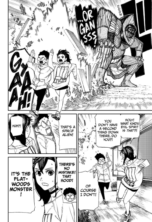 A page from Dandadan