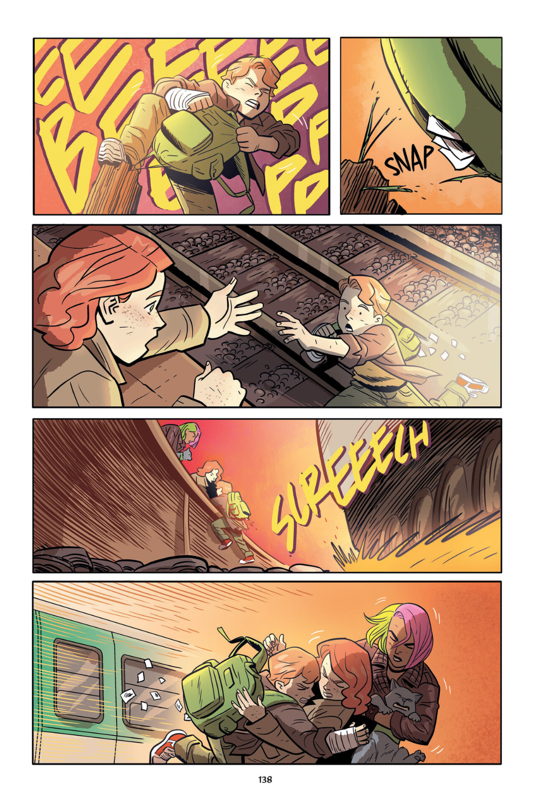 A page from Maze of Bones